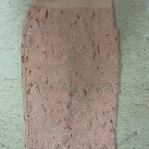 Forever 21 Midi Lace Skirt
